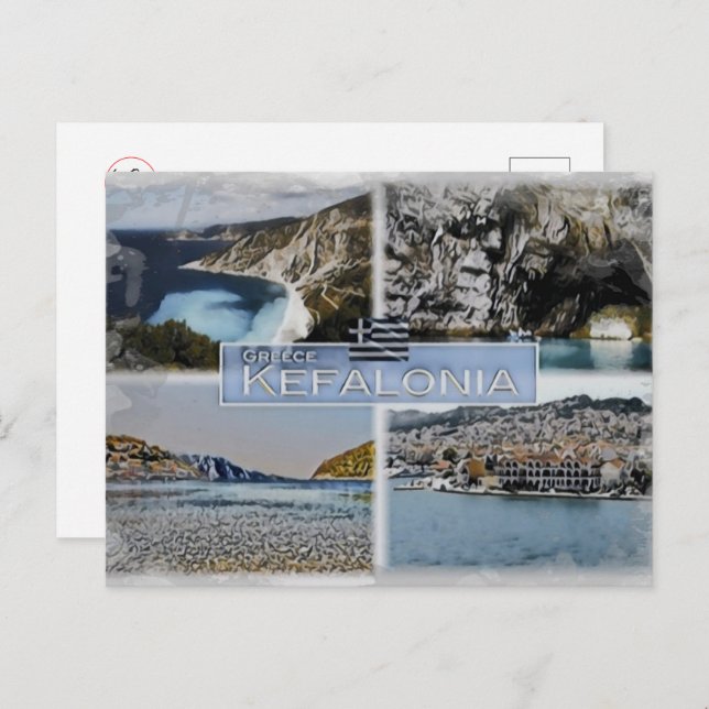 Kefalonia - Griechenland - Postkarte (Vorne/Hinten)