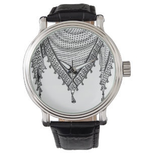 Keffiyeh palästinensischer Scarf Traditionelles Ge Armbanduhr