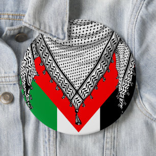 Keffiyeh palästinensischer Scarf Traditionelles Ge Button