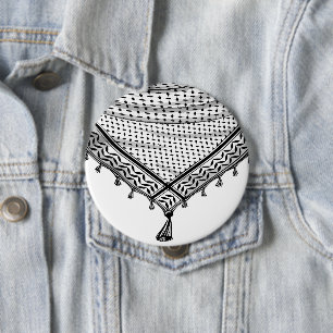 Keffiyeh palästinensischer Scarf Traditionelles Ge Button