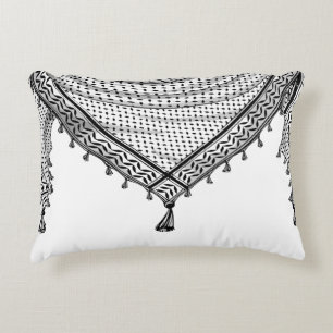 Keffiyeh palästinensischer Scarf Traditionelles Ge Dekokissen