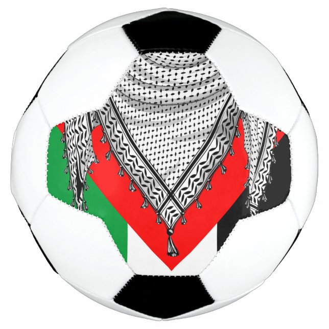 Keffiyeh palästinensischer Scarf Traditionelles Ge Fußball (Vorderseite)