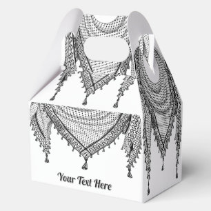 Keffiyeh palästinensischer Scarf Traditionelles Ge Geschenkschachtel