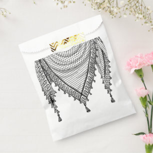 Keffiyeh palästinensischer Scarf Traditionelles Ge Geschenktütchen