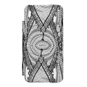 Keffiyeh palästinensischer Scarf Traditionelles Ge Incipio Watson™ iPhone 5 Geldbörsen Hülle