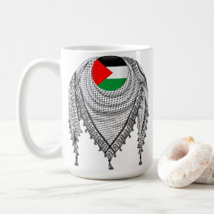 Keffiyeh palästinensischer Scarf Traditionelles Ge Kaffeetasse