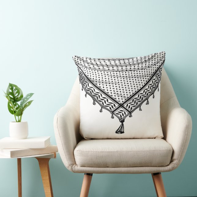 Keffiyeh palästinensischer Scarf Traditionelles Ge Kissen (Stuhl )