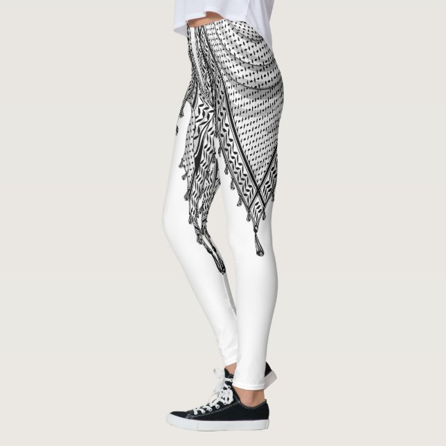 Keffiyeh palästinensischer Scarf Traditionelles Ge Leggings (Links)