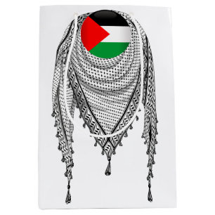 Keffiyeh palästinensischer Scarf Traditionelles Ge Mittlere Geschenktüte