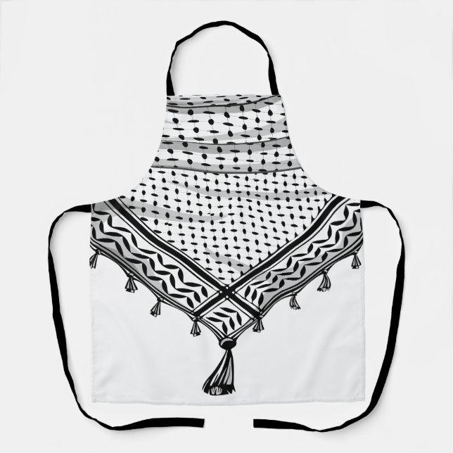 Keffiyeh palästinensischer Scarf Traditionelles Ge Schürze (Vorderseite)