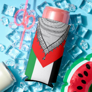 Keffiyeh palästinensischer Scarf Traditionelles Ge Selters Dosenkühler
