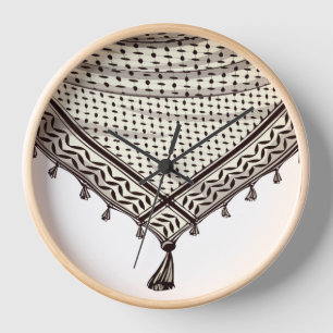 Keffiyeh palästinensischer Scarf Traditionelles Ge Uhr