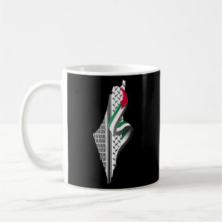 Keffiyeh Palestine Map Arabic Scarf Shemagh Palest Kaffeetasse