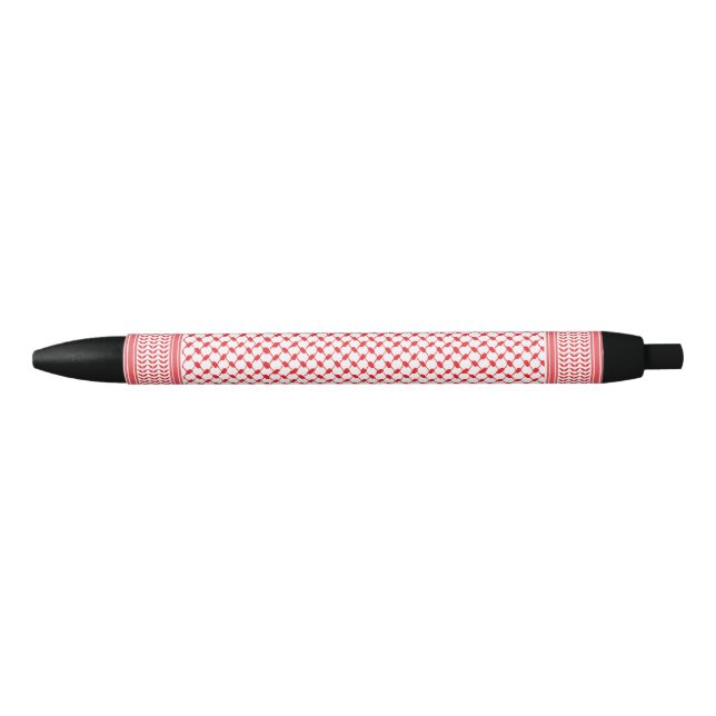 Keffiyeh Palestine Pattern Red Kugelschreiber (Vorderseite)