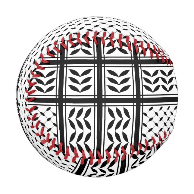 Keffiyeh-Symbol des palästinensischen Widerstandsm Baseball (Vorderseite Links)