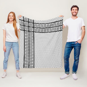 Keffiyeh-Symbol des palästinensischen Widerstandsm Fleecedecke