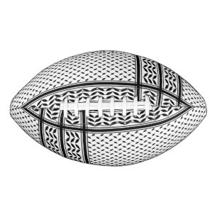 Keffiyeh-Symbol des palästinensischen Widerstandsm Football