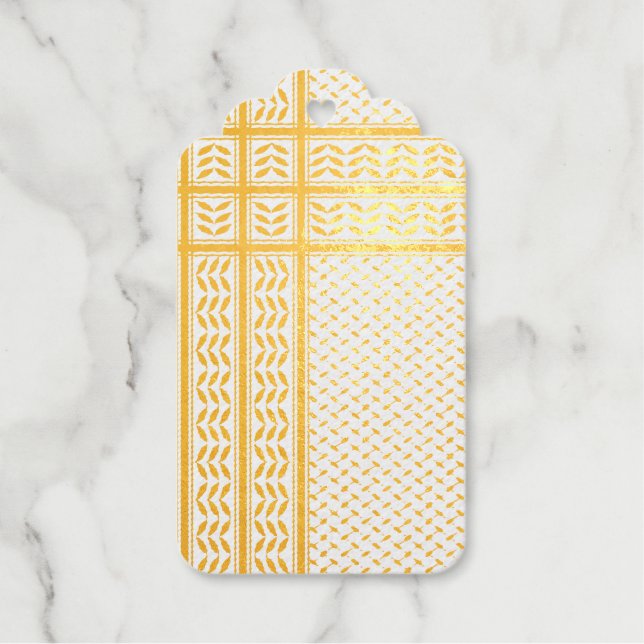 Keffiyeh-Symbol des palästinensischen Widerstandsm Geschenkanhänger (Vorderseite)