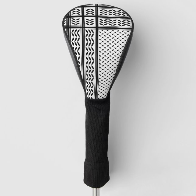 Keffiyeh-Symbol des palästinensischen Widerstandsm Golf Headcover (Vorderseite)