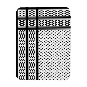 Keffiyeh-Symbol des palästinensischen Widerstandsm Magnet