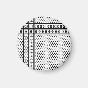 Keffiyeh-Symbol des palästinensischen Widerstandsm Magnet