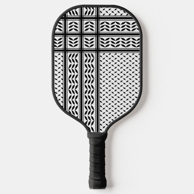 Keffiyeh-Symbol des palästinensischen Widerstandsm Pickleball Schläger (Vorderseite)
