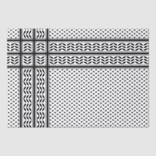 Keffiyeh-Symbol des palästinensischen Widerstandsm Seidenpapier