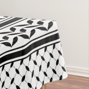 Keffiyeh-Symbol des palästinensischen Widerstandsm Tischdecke