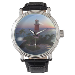 Keflu Leuchtturm Armbanduhr