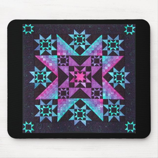 Kegel-Blumen-Mausunterlage Mousepad (Vorne)