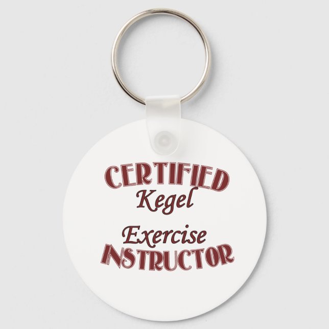 Kegel Excercise Instructor Schlüsselanhänger (Vorderseite)