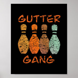Kegel-Gang-Bowlingteam-Name Poster
