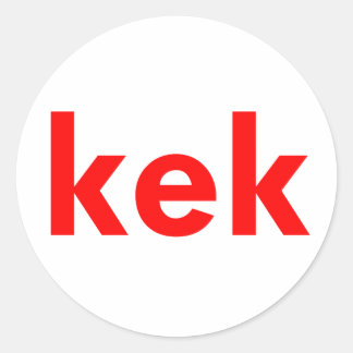 Kegel Runder Aufkleber