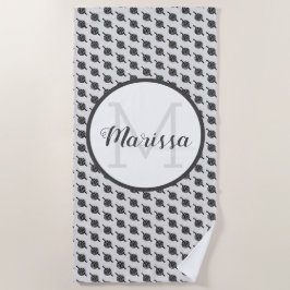 Kegelgarne & Handwerksname / Anfangsbuchstaben Strandtuch