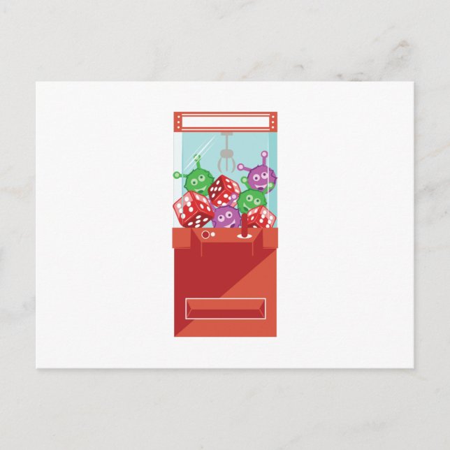 Kegelmaschine Postkarte (Vorderseite)