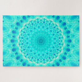 Kehle Chakra | Mandala-Kunst Puzzle