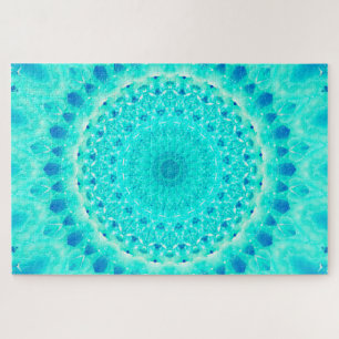 Kehle Chakra   Mandala-Kunst Puzzle