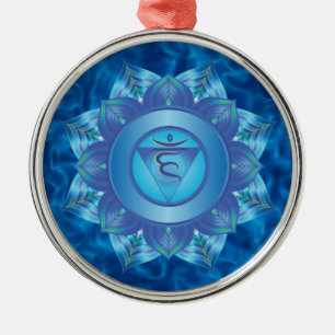 Kehle Chakra Verzierungen Ornament Aus Metall