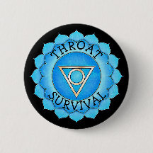 KEHLE-KOMMUNIKATION BLAUER Chi Chakra Knopf