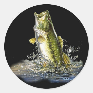 Kehlkopfbass Runder Aufkleber