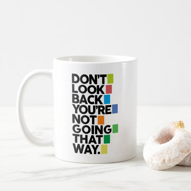 Kehre nicht zurück kaffeetasse (Mit Donut)