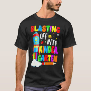 Kehren in den Kindergarten zurück zum Schuljungen T-Shirt