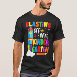 Kehren in den Kindergarten zurück zum Schuljungen T-Shirt