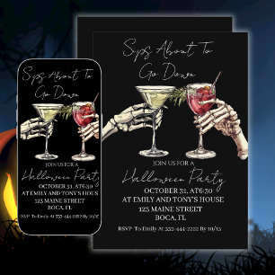Kehren Sie ins Halloween-Party Einladung