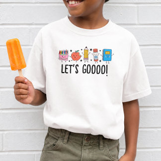 Kehren wir mit süßen Doodles zur Schule zurück  T-Shirt