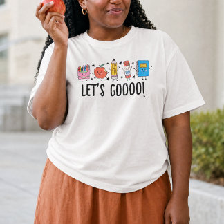 Kehren wir zurück zur Schule Süße Doodle  T-Shirt