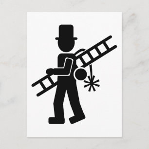 Kehrmaschine Postkarte