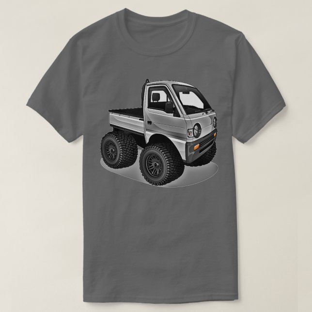 Kei Truck - Chibi Cartoon Mini Truck Premium  T-Shirt (Design vorne)