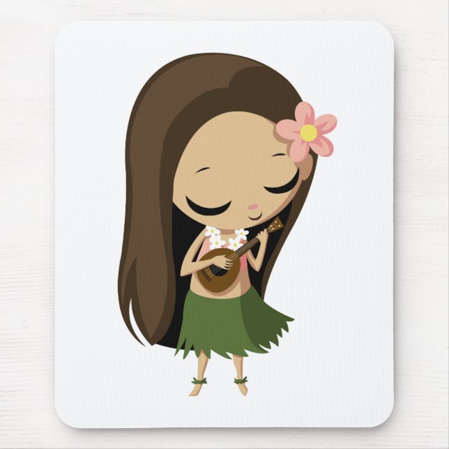 Keilana das Hula Mädchen Mousepad (Vorne)