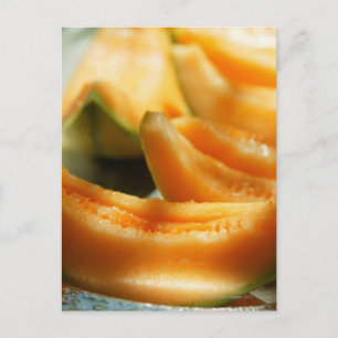 Keile aus süßer Melone Postkarte